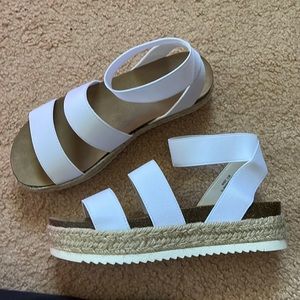 brand new Cushionaire wedged sandals